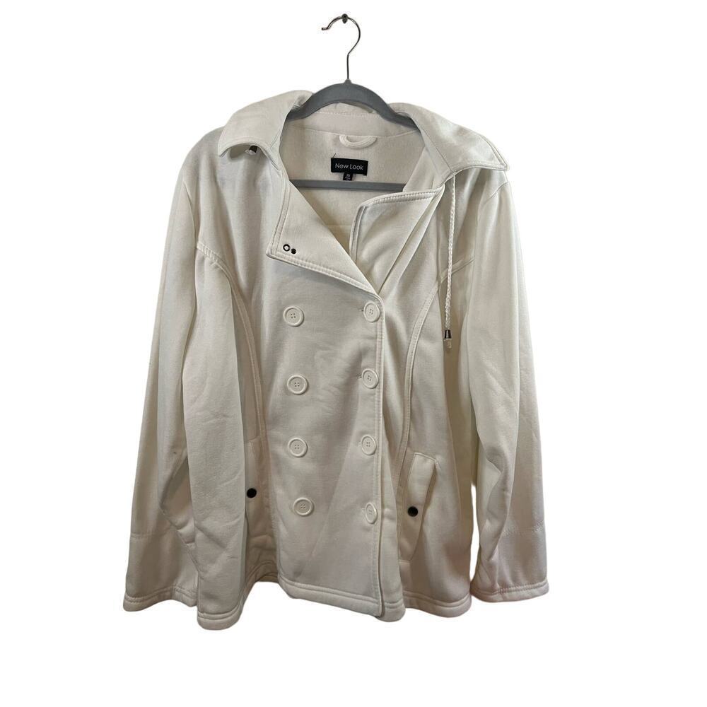 New Look Womens White Jacket Size 2X